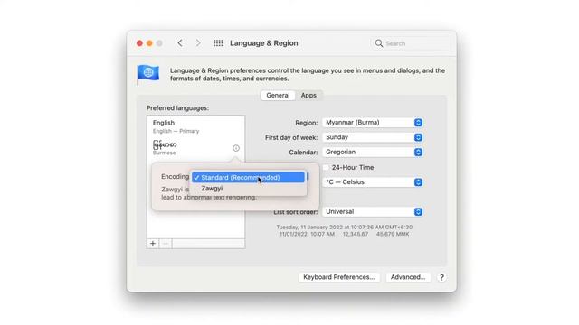 How to install Myanmar font and keyboard on your Mac — mDrive