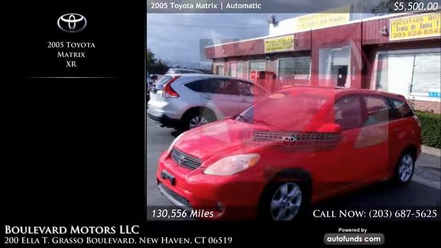 Used 2005 Toyota Matrix | Boulevard Motors LLC, New Haven, CT