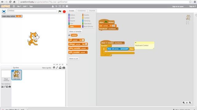 Asteroids Game in Scratch Part 1 смотреть онлайн