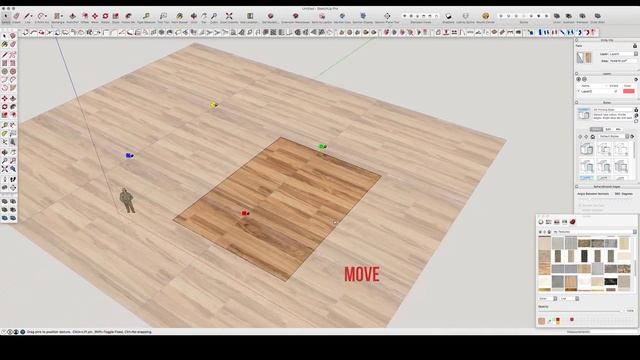 QUICK TUT: EASY TEXTURE POSITION &ROTATE IN SKETCH UP | SKETCHUP LAB | смотреть онлайн