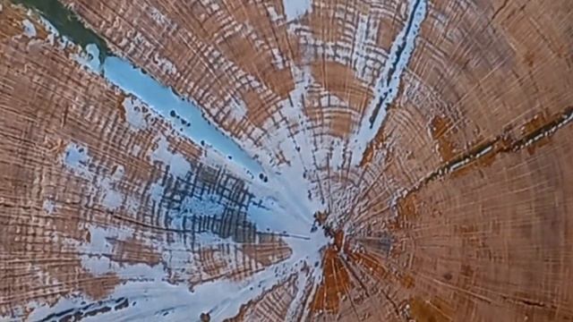 Кофейный столик из спила дуба и эпоксидной смолы /часть 2 смотреть онлайн