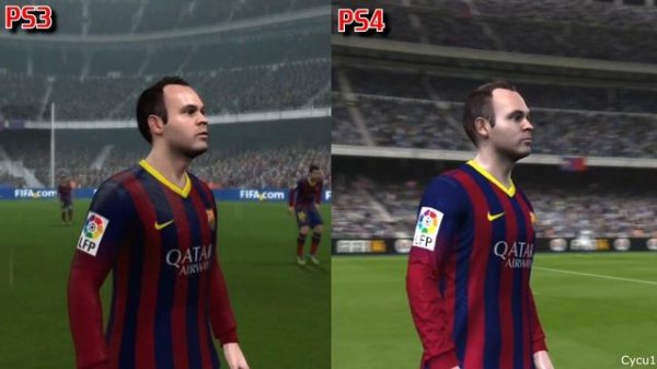 FIFA 14 PS2 vs PSP vs PS Vita vs PS3 vs PS4 Graphics Comparison