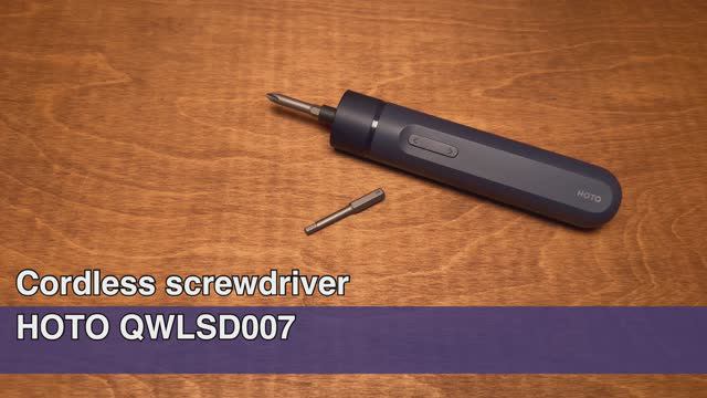Отличный вариант для ремонта мелкой бытовой техники! Отвертка аккумуляторная HOTO QWLSD007 смотреть онлайн