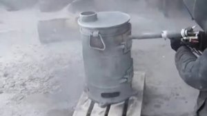 пескоструйная очистка буржуйка 2