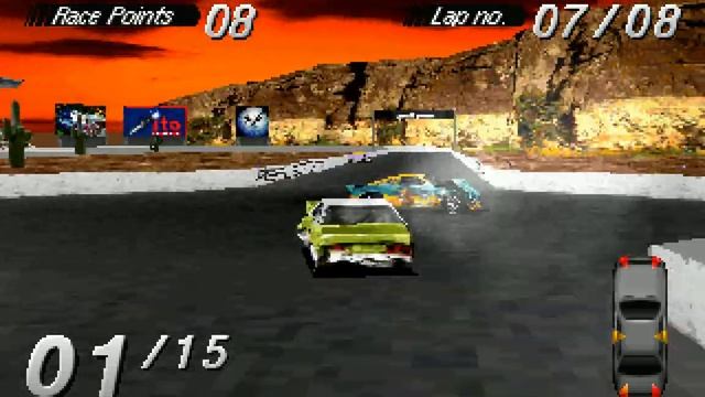 Destruction Derby (PC/DOS) 1995, Psygnosis, Reflections