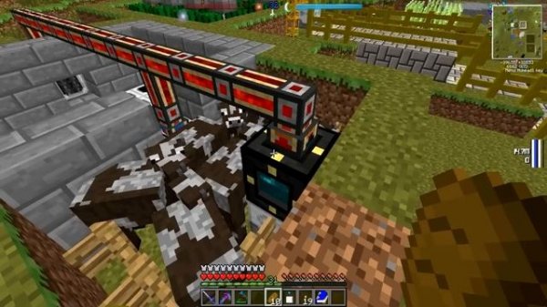 Minecraft - Automatic Cow Farm (MineFactory Reloaded) - Resonant Rise