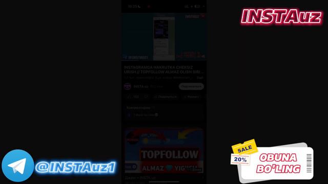 INSTAGRAM NAKRUTKA URISH // ENG SIFATLI VA HALOL XIZMAT ✅ // CHEKSIZ VA ARZON