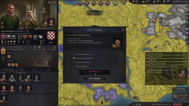 Crusader Kings 3: Kingdom of Leon - Finishing the Kingdom of Aquitaine смотреть онлайн