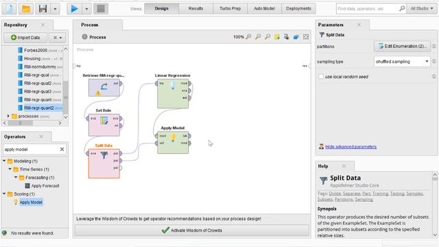 RapidMiner MREG 1 Quantitative IV смотреть онлайн