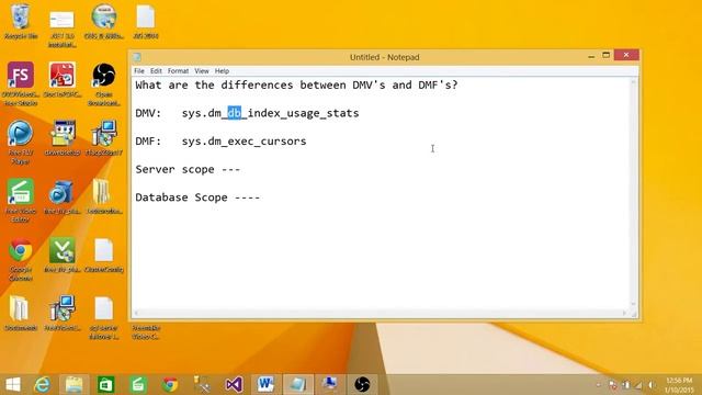 SQL Server DBA Interview Questions and Answers | What are the differences between DMV's and DMF's смотреть онлайн