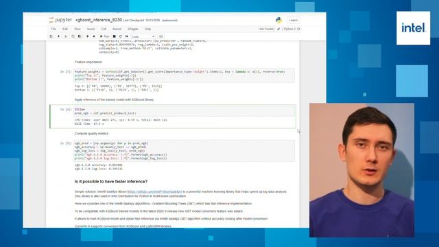 Ускорение инференса модели XGBoost с помощью Intel® oneDAL на процессорах Intel® Xeon® смотреть онлайн