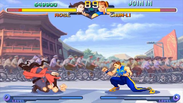 Street Fighter Alpha 2 - Rose - Arcade Mode Playthrough смотреть онлайн