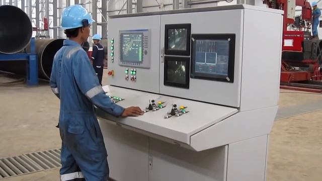 Спиралешовные трубы производство и сварка.