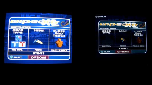 PCSX-R v1.9.92 sys type PAL, WIPEOUT2 (us-version) - menu transition speed right смотреть онлайн
