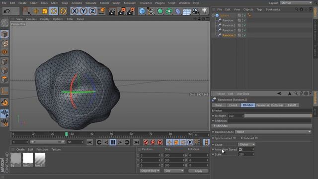 50. Видеотуториал по Cinema 4d: Создание органического объекта смотреть онлайн