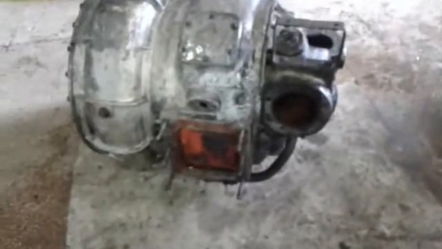 Турбокомпрессор ТК 34 поступивший в ремонт, мойка смотреть онлайн