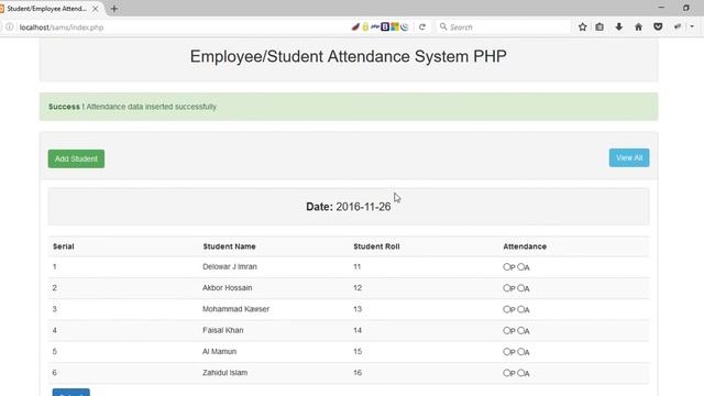 Employee/Student Attendance System PHP (Lang Bengali): Part-01 смотреть онлайн