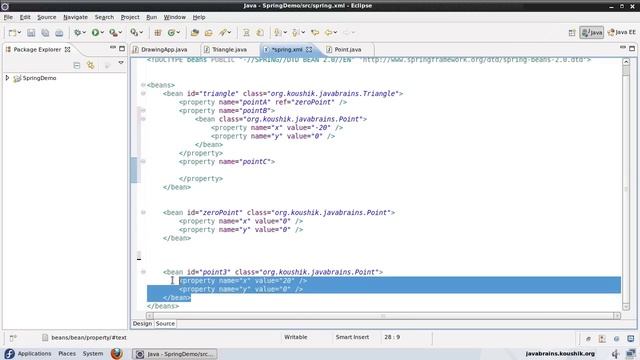 Spring Tutorial 08 - Inner Beans, Aliases and idref смотреть онлайн