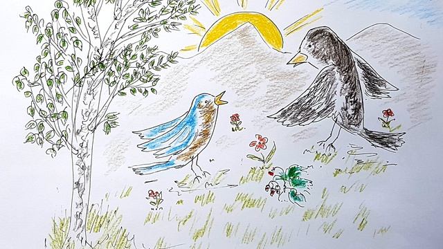 # 1_Сказка "Маленький Дрозд"_Elena Treskow - Елена Трескова смотреть онлайн