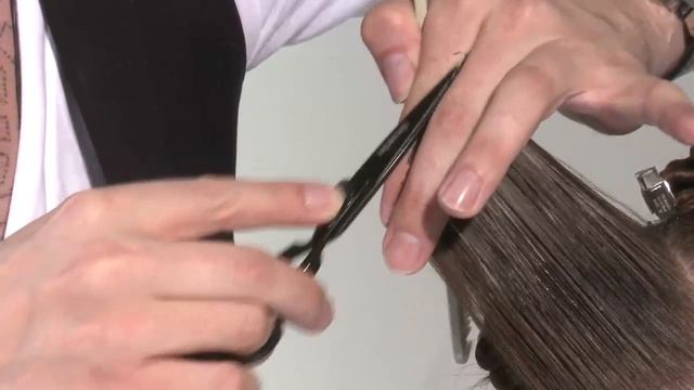 Стрижка с внутренними слоями - видео-урок по креативной салонной стрижке смотреть онлайн