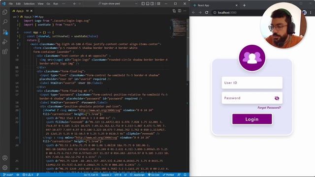Cómo Mostrar u Ocultar la Contraseña de un Input de Tipo Password Utilizando useState | React Hooks смотреть онлайн