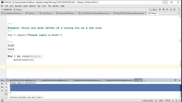 The Basics: Python 3 - Counted Loops (Printing Strings) смотреть онлайн