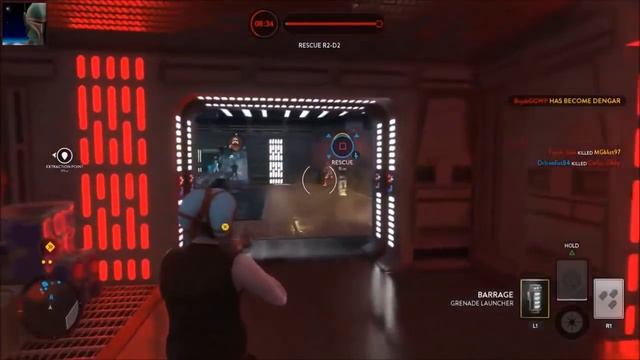Star Wars Battlefront - Death Star DLC Battle Station Gameplay PS4 60fps (No Commentary)