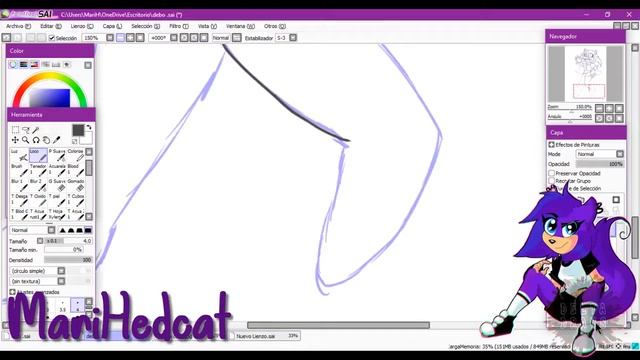 Speedpaint drawing for SchnooPie Perl смотреть онлайн