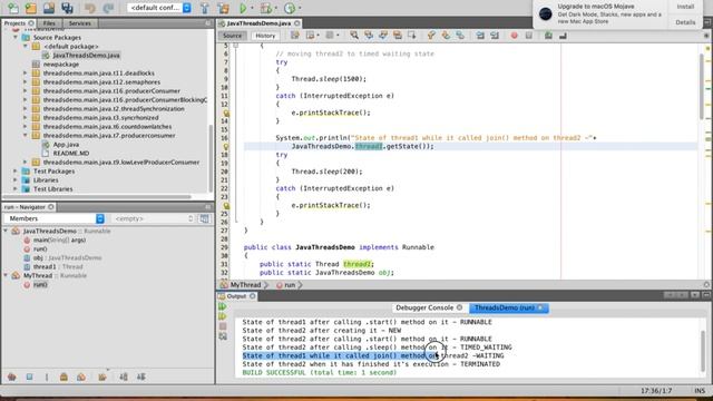 Concurrency : Java Threads : Thread States Part 2 смотреть онлайн