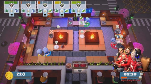 Overcooked 2 : Super Family Fun Time смотреть онлайн