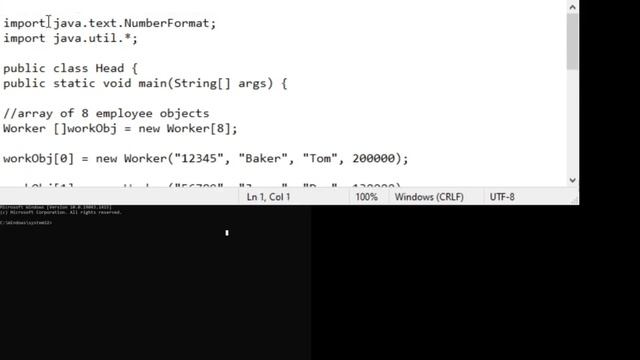 Tips on Encapsulation Using Two Class(Head&Worker): Java Without IDE смотреть онлайн