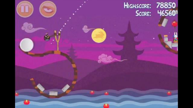 Angry Birds Seasons Mooncake Festival 1-4 3-Star Walkthrough смотреть онлайн