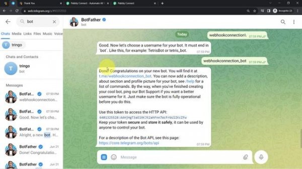 How to Send Telegram Message for Webhook Response | Webhook Telegram Integration