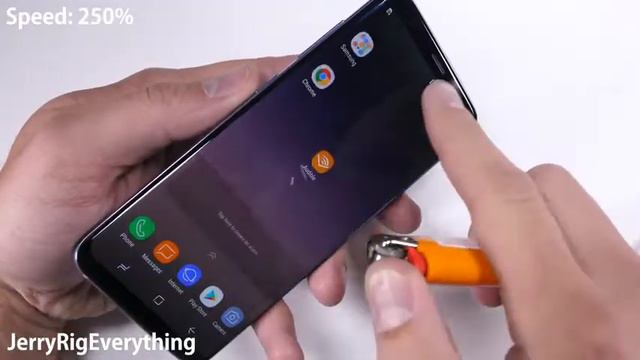 Galaxy S8 Durability Test Scratch, Burn, and BEND tested. смотреть онлайн
