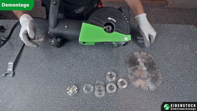 Anleitung: Mauerschlitzfräsen - Scheibenwechsel