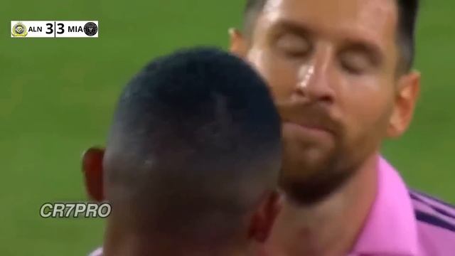 Al Nassr Vs Inter Miami 4-3 Highlights & All Goals 2024 - Ronaldo Hattrick Messi Fight ?