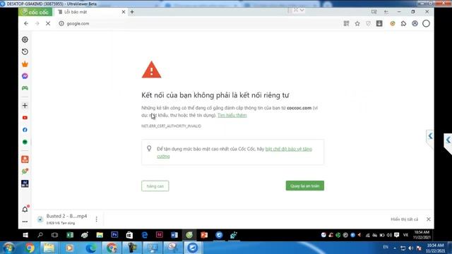 Error CA SSL when access Google on Windows 10 смотреть онлайн