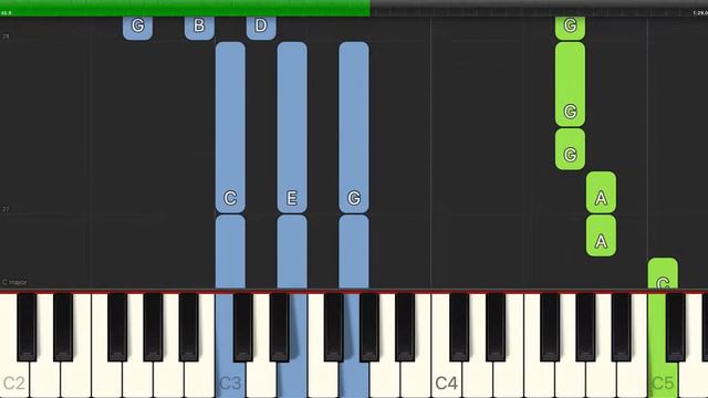 African-American Spiritual - Rise Up, Shepherd, And Follow - Easy Piano with Chords смотреть онлайн