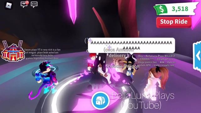 Making a MEGA NEON SHADOW DRAGON - Adopt me Roblox смотреть онлайн