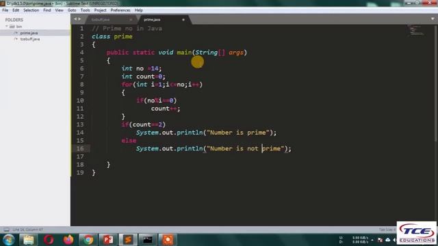 Easiest Program to check Prime Number in Java in Just 3 Min | TCE Education смотреть онлайн
