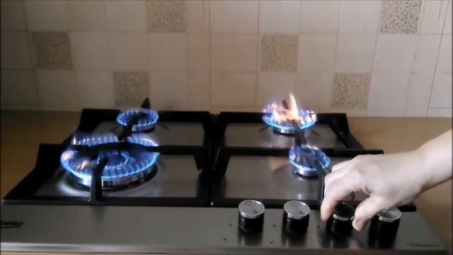 Управление конфорками Beko HIDW64225SX смотреть онлайн