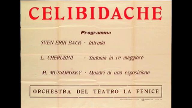 Sven Erik Back "Intrada" - Celibidache / La Fenice (1965) смотреть онлайн