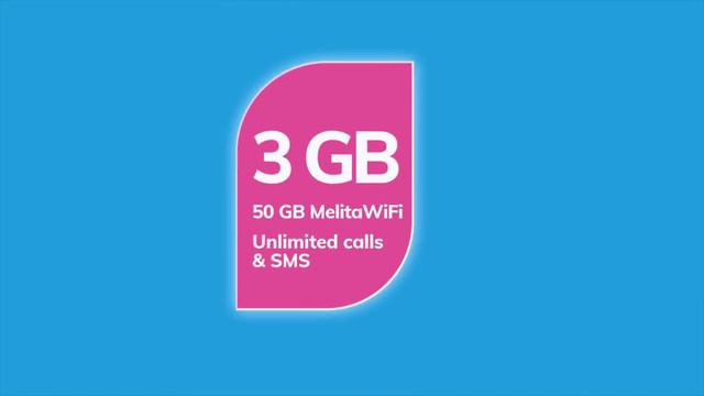 3 GB Data | 50 GB MelitaWiFi | Unlimited Calls & SMS смотреть онлайн