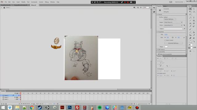 A bit of vector painting in Adobe Animate смотреть онлайн
