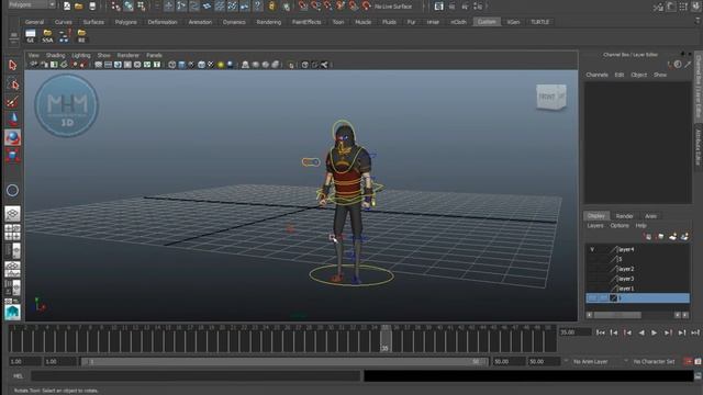 Run To Stop Animation in Maya Class_10 смотреть онлайн