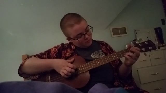 edge of night cover - baritone ukulele смотреть онлайн