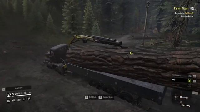 Fallen titan job_snowrunner_international paystar 5600 TS смотреть онлайн