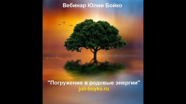 Погружение в родовые энергии. Юлия Бойко. смотреть онлайн