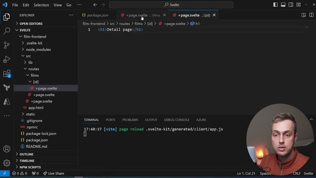 Svelte & Django CRUD App 1 - Svelte Introduction / Svelte Routing / Svelte Stores смотреть онлайн