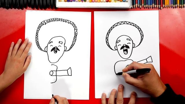 How To Draw A Mariachi Guitar Player смотреть онлайн